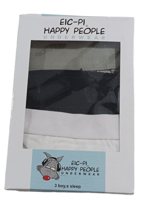 Happy People Σλιπ Παιδικό Aγόρι 3 Τεμάχια Unica 5377 Happy People Σλιπ Παιδικό Aγόρι 3 Τεμάχια Unica 5377