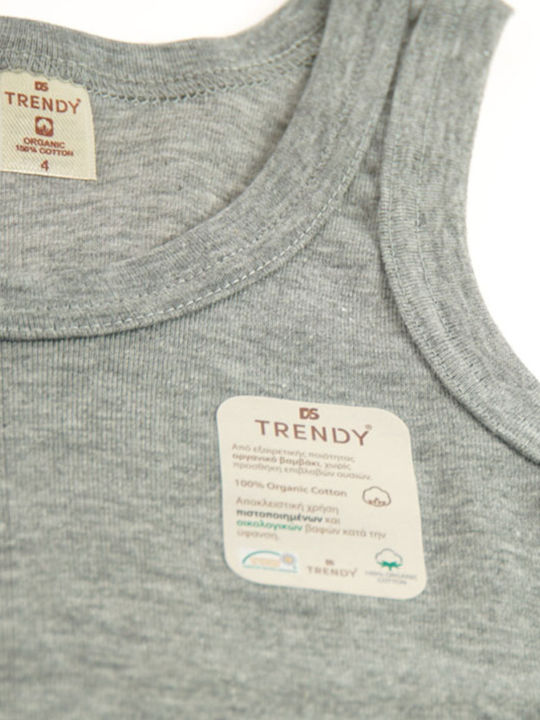 Trendy Kids Maiou pentru copii Fără mâneci Light Grey