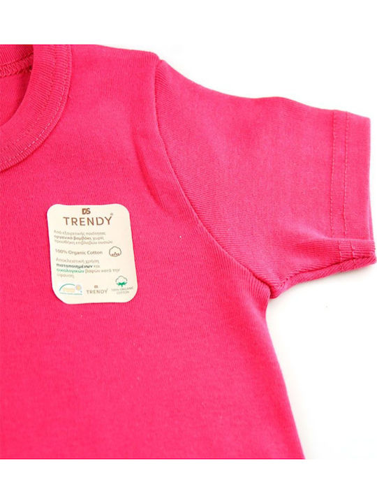 Trendy Kids Kids' Undershirt Short-sleeved Fuchsia