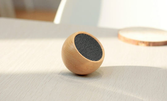 Gingko Tumbler Selfie Boxă Bluetooth 3W cu Durată de Baterie până la 10 ore Natural Maple