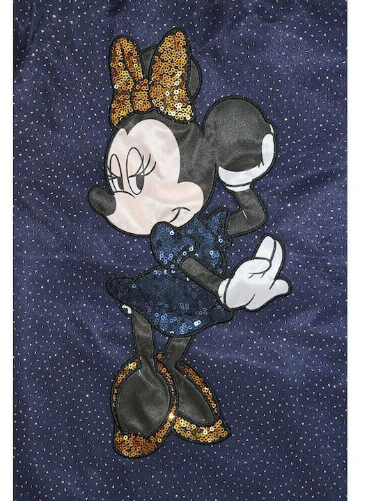 Disney Minnie Mouse Παιδικό Φόρεμα Hs1123n Σκούρο Μπλε