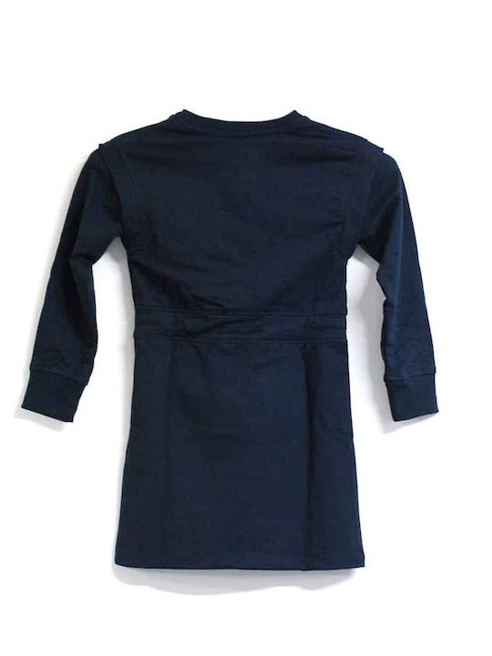 Mexx Rochie pentru Copii Rochie de fete Mânecă lungă Blue