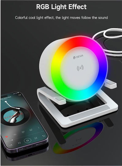 Devia EM054 Ηχείο Bluetooth 15W Λευκό