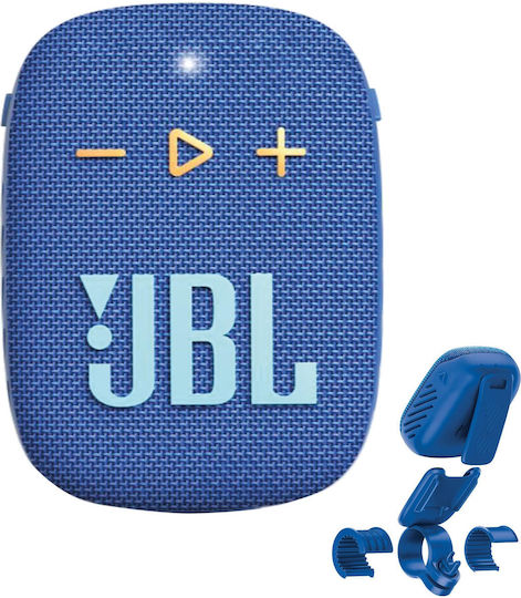 JBL Wind 3S JBLWIND3SBLU Ηχείο Bluetooth 5W με Διάρκεια Μπαταρίας έως 2.5 ώρες Μπλε