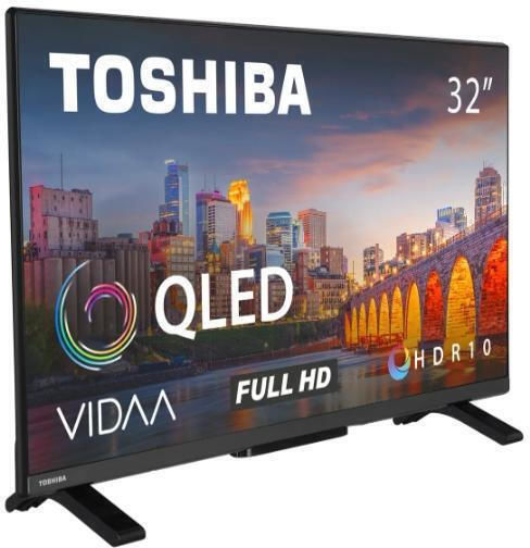 Toshiba Smart Τηλεόραση 32" Full HD QLED QV2F HDR (2024) 32QV2F63DG