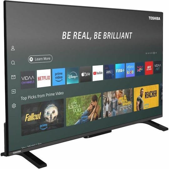 Toshiba Smart Τηλεόραση 40" 4K UHD QLED QV2F HDR (2024) 40QV2F63DG