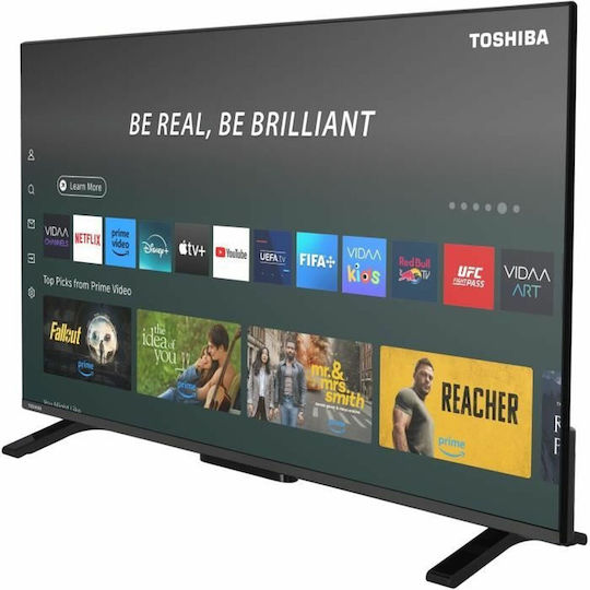 Toshiba Smart Τηλεόραση 40" 4K UHD QLED QV2F HDR (2024) 40QV2F63DG