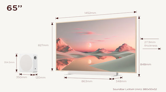 Смарт Телевизор 65" 4K UHD QLED A300 PRO HDR (2024)