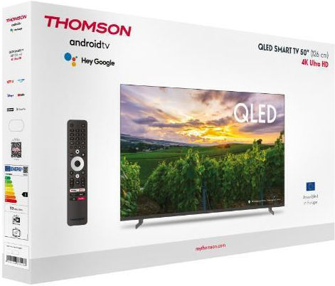Thomson Smart Τηλεόραση 50" 4K UHD QLED 50QA2S13 HDR (2023)