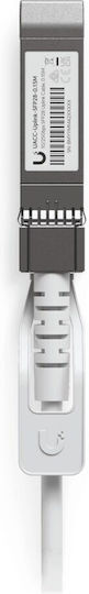 Ubiquiti Καλώδιο Οπτικής Ίνας SFP+ 0.15m Λευκό