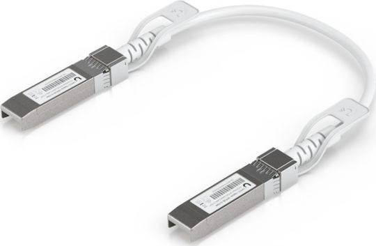 Ubiquiti Καλώδιο Οπτικής Ίνας SFP+ 0.15m Λευκό