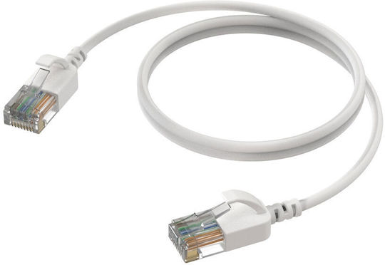 Procab U/UTP Cat.6 Ethernet Netzwerkkabel 1m Weiß