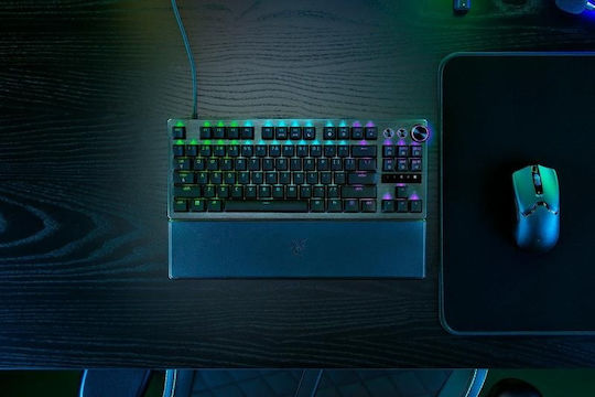 Razer Huntsman V3 Pro Tenkeyless Optical Gaming Keyboard Tenkeyless with Razer Analog Optical Gen-2 switches and RGB lighting (English US)