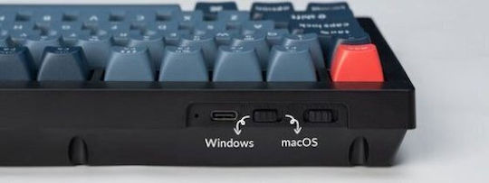Keychron V6M-D3 Max QMK/VIA V6M-D3 Wireless Gaming Mechanical Keyboard with Gateron Jupiter Brown Switches and RGB Lighting English US Carbon Black