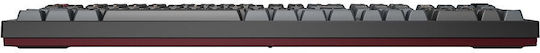 Montech MKey Darkness Gaming Tastatură Mecanică cu Gateron G-Pro Red comutatoare și iluminare RGB (Engleză US)