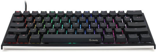 Ducky One 2 Pro Mini Gaming Mechanical Keyboard 60% with Kailh Red switches and RGB lighting (English US)