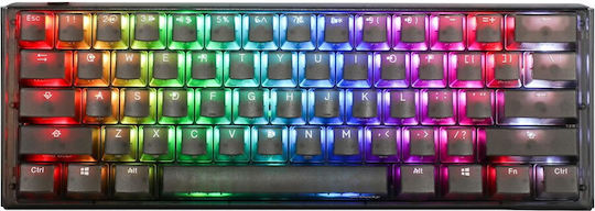 Ducky One 3 Aura Mini Gaming Mechanical Keyboard 60% with Gateron Baby Kangaroo switches and RGB lighting (English US)