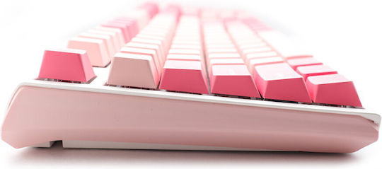 Ducky One 3 Gossamer Gaming Μηχανικό Πληκτρολόγιο με Cherry MX Black διακόπτες (Αγγλικό US) Ροζ