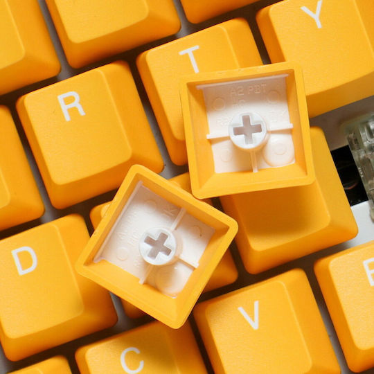 Ducky One 3 Gaming Μηχανικό Πληκτρολόγιο Tenkeyless με Cherry MX Black διακόπτες και RGB φωτισμό (Αγγλικό US) Κίτρινο