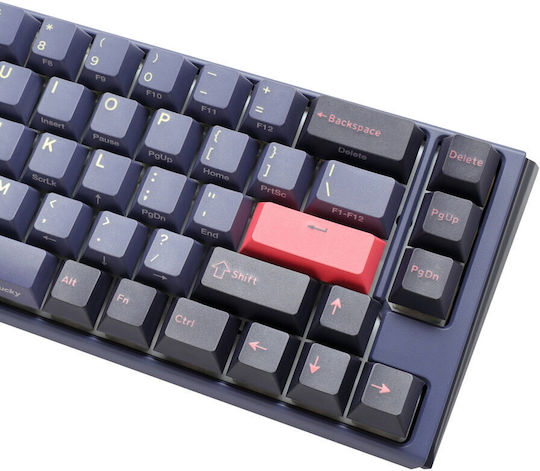 Ducky Wired One 3 Cosmic Sf Gaming Μηχανικό Πληκτρολόγιο 65% με Cherry MX Speed Silver διακόπτες και RGB φωτισμό (Αγγλικό US)