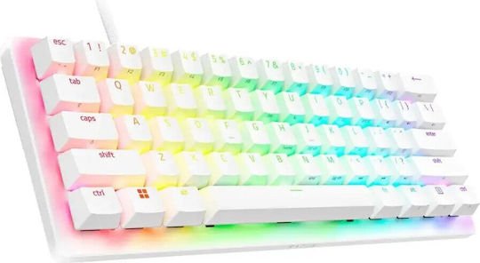 Razer Huntsman V3 Pro Mini Analog Gaming Mechanical Keyboard 60% with Razer Analog Optical Gen-2 switches and RGB lighting (English US) White