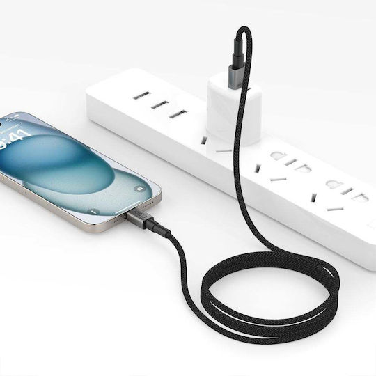 Tech-Protect Ultraboost Dna USB-A to Lightning Cable 12W Γκρι 0.25m