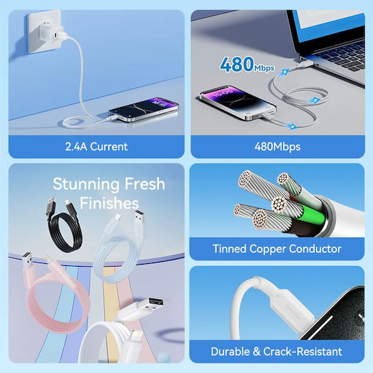 Vention USB-A to Lightning Cable Μπλε 1m LAMSF