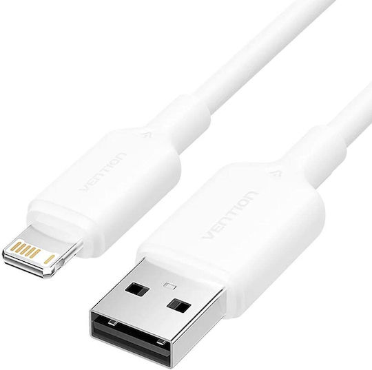 Vention USB-A to Lightning Cable Λευκό 1m LAMWF
