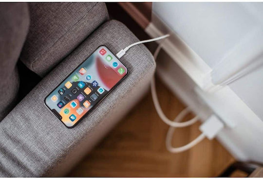 Forcell Редовна USB-C към Lightning кабел 30W Бял 1м (C901 MFI)