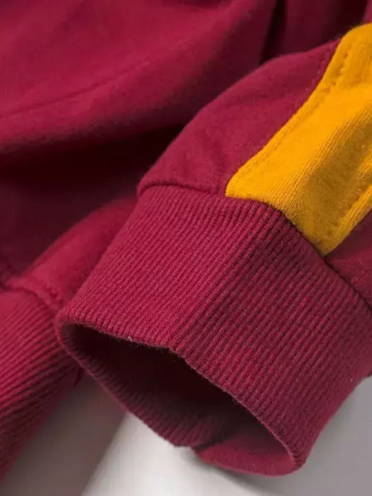 Cardigan pentru copii Aco Băieți Burgundy