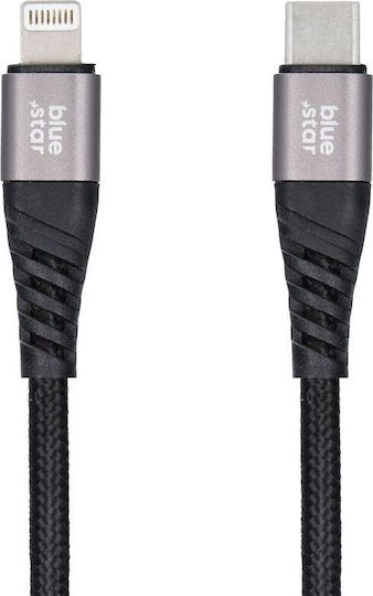 Blue Star Regular la Cablu Lightning 27W Negru 1.2m (594892)