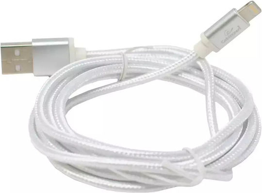 Cablexpert CCB-mUSB2B-AMLM-6-S Geflochten USB-A zu Lightning Kabel Silber 1.8m (CCB-MUSB2B-AMLM-6-S)