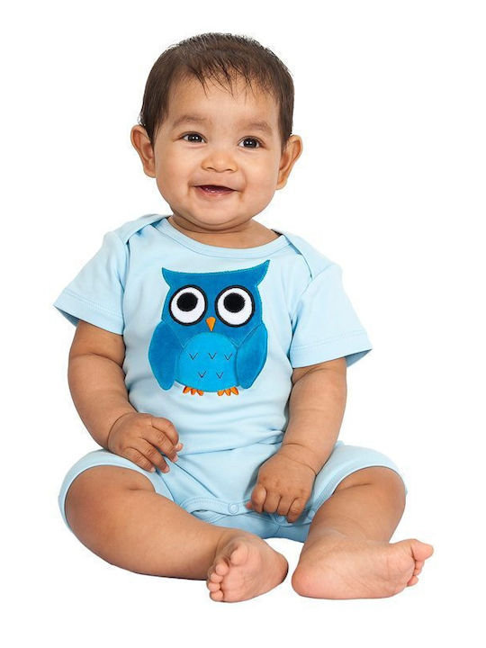 Lipfish Body pentru Bebeluși Mâneca scurta Light Blue
