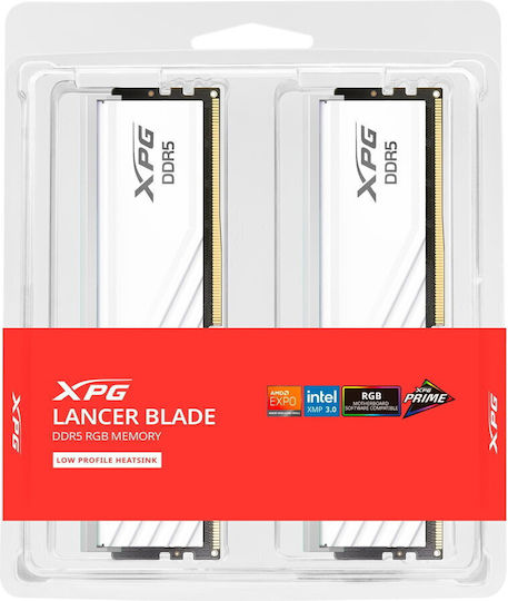 Adata XPG Lancer Blade DDR5 64GB Memory RAM with 2x32GB Modules and Speed 6000 for Desktop