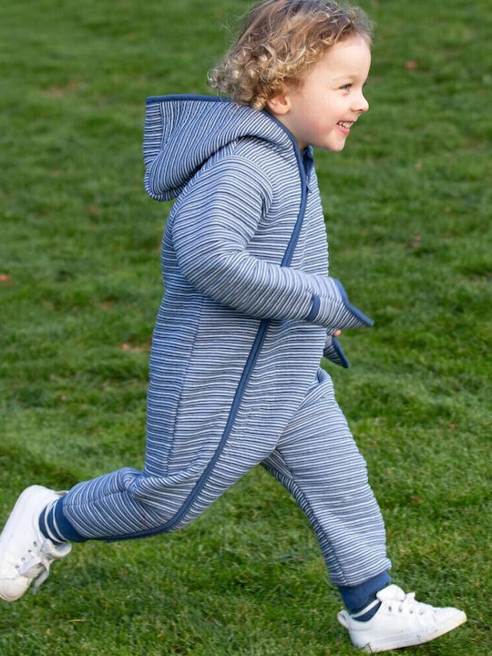 Kite Baby Bodysuit for Going Out Long-Sleeved Blue
