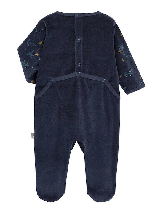 Petit Beguin Baby-Strampler Pyjama Bebe Samt Jungle Dhiver 6011416-jungl Marineblau Dunkel Junge Petit Beguin Baby-Strampler Pyjama Bebe Samt Jungle Dhiver 6011416-jungl Marineblau Dunkel Junge
