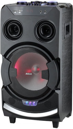 Akai Proffesional Boxă Karaoke cu Microfon Wireless și Efecte de Iluminare ABTS-112 Negru