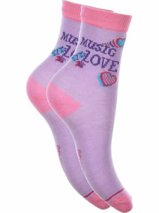 Disney Kids' Socks Knee-High Colorful 4 Pairs