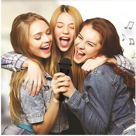 Lexibook Ηχείο Karaoke με Ενσύρματo Μικρόφωνο και Εφέ Φωτισμού Voice BTP180TVZ Κόκκινο