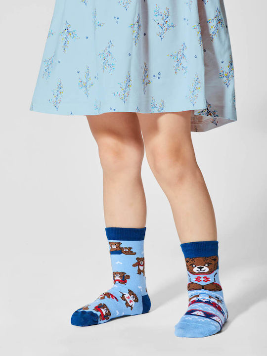 Κάλτσες Many Mornings Winter Teddy Kids Πολύχρωμες