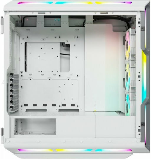 iCUE LINK 5000T LX RGB Gaming Midi Tower Computer Case with Side Window White