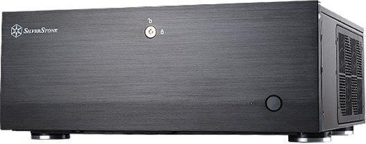 Silverstone GD07 USB-C Home Theater Κουτί Υπολογιστή Μαύρο