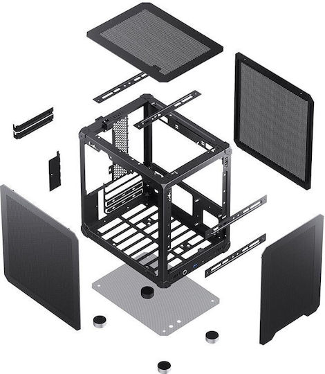 Jonsbo C6 Mini Tower Κουτί Υπολογιστή Μαύρο