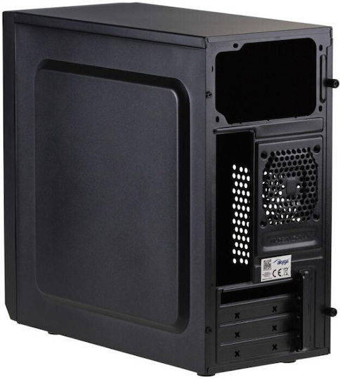 Akyga AK17BK Micro Tower Κουτί Υπολογιστή Μαύρο