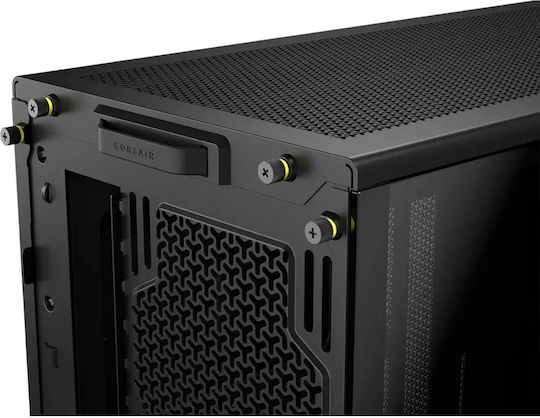 Corsair Frame 4000D RS Gaming Midi Tower Κουτί Υπολογιστή με Πλαϊνό Παράθυρο Μαύρο