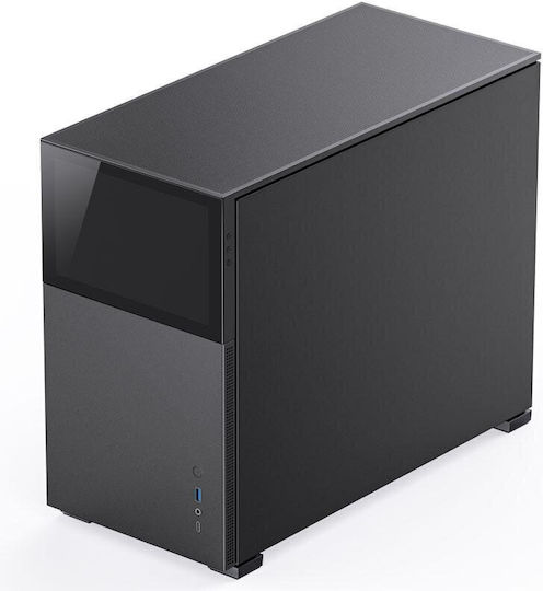 Jonsbo D31 Screen Gaming Mini Tower Κουτί Υπολογιστή με Πλαϊνό Παράθυρο Μαύρο
