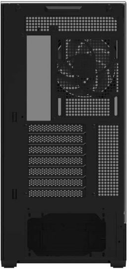 Zalman P40 Prism Gaming Midi Tower Κουτί Υπολογιστή με Πλαϊνό Παράθυρο και ARGB Φωτισμό Μαύρο