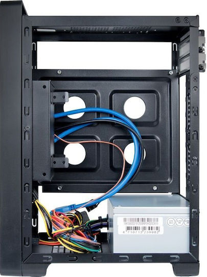 Chieftec Scorpion III Gaming Midi Tower Κουτί Υπολογιστή με Πλαϊνό Παράθυρο και RGB Φωτισμό Μαύρο