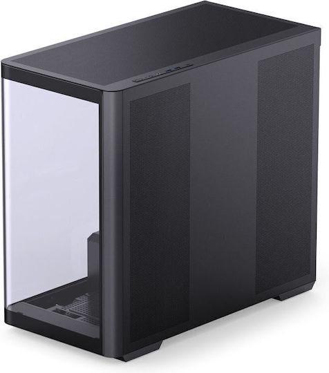 Jonsbo D300 Gaming Midi Tower Computer Case with Side Window Black