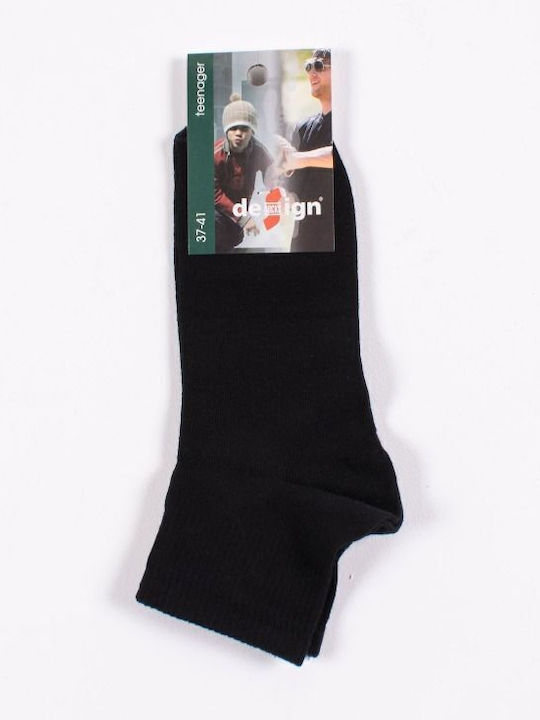 Design Letters Kids' Ankle Socks Dark Multicolor 3 Pairs